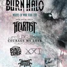 Burn Halo Tour 2015 poster