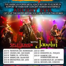 Cage Euro Summer Tour 2014 poster