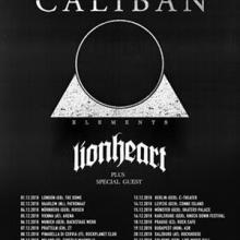 Caliban Euro Tour 2018 poster