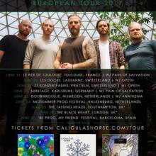 Caligula's Horse Euro Tour 2017 poster
