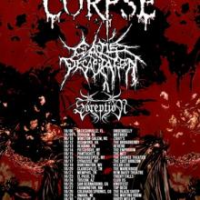 Cannibal Corpse US Tour 2015 poster
