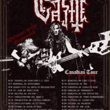 Castle Canadian Tour 2016 poster
