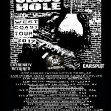 Classhole West Coast Tour 2017 poster