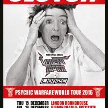 Clutch UK Tour 2016 poster