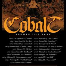 Cobalt North American Tour 2017 poster