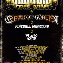 Corrosion Of Conformity & Orange Goblin UK Tour 2018 poster