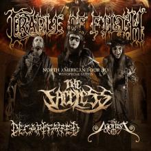 Cradle Of Filth North American Tour 2013 poster
