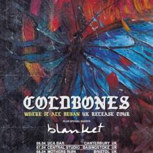 Coldbones UK Tour 2018 poster