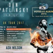 Dan Patlansky UK Tour 2017 poster
