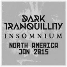 Dark Tranquility & Insomnium North American tour 2015 poster