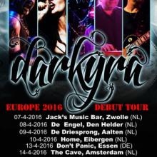 Darkyra European Tour 2016 poster