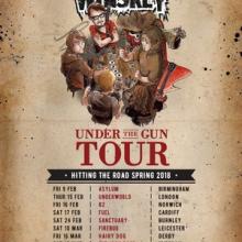 Dead Man’s Whiskey UK Tour 2018 poster