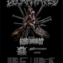 Decapitated Euro Tour 2017 poster