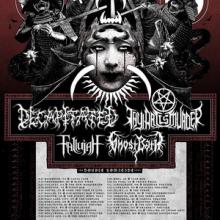 Decapitated & Thy Art Is Murder North American Tour 2017 poster