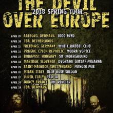 Dee Calhoun Euro Tour 2018 poster
