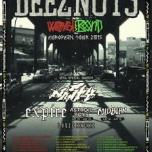 Deez Nuts  Euro Tour 2015 poster