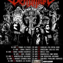 Dehuman Southern European tour 2015 poster