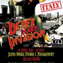 Derek Roddy Italy Live Show 2017 poster