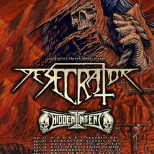 Desecrator Australian Tour 2017 poster