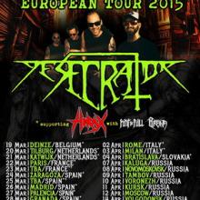 Desecrator Euro - Russian Tour 2015 poster