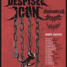 Despised Icon EU Tour 2018 poster