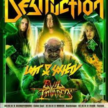 Destruction Euro Tour 2014 poster