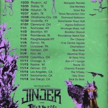 DevilDriver US Tour 2018 poster