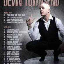 Devin Townsend EU & UK acoustic Tour 2019 poster