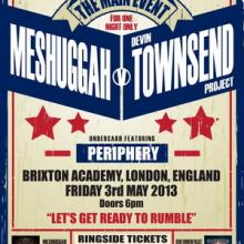 Devin Townsend UK show 2013 poster