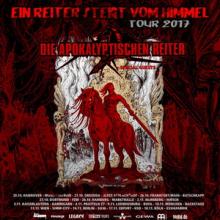 Die Apokalyptischen Reiter Euro Tour 2017 poster