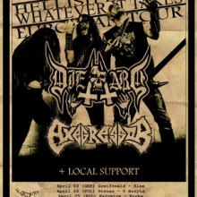 Die Hard Euro tour 2015 poster