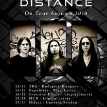Dissonant Distance Euro Tour 2018 poster