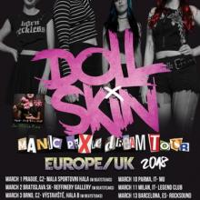 Doll Skin EU & UK Tour 2018 poster