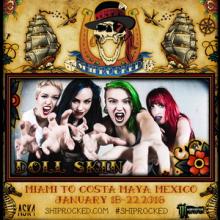 Doll Skin ShipRocked Cruise 2016 poster