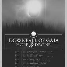 Downfall Of Gaia Euro Tour 2016 poster