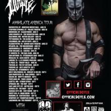Doyle Annihilate America Tour 2014 poster