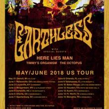 Earthless US Tour 2018 poster
