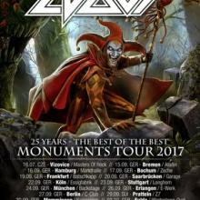 Edguy Euro Tour 2017 poster