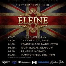 Eleine UK Tour Dates 2018 poster