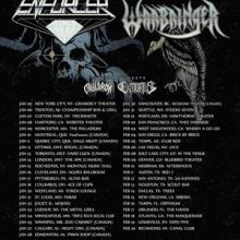 Enforcer North American Tour 2016 poster