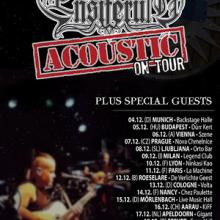 Ensiferum Acoustic Euro Tour 2018 poster