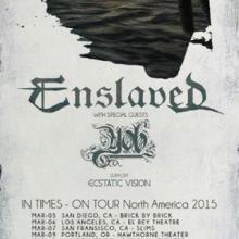 Enslaved North American tour 2015 poster