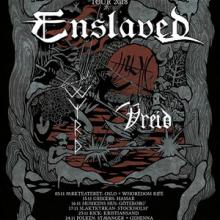 Enslaved Scandi Tour 2018 poster
