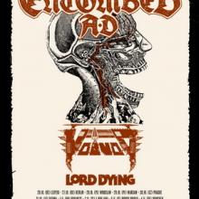 Entombed A.D. Euro Tour 2016 poster