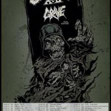 Entombed A.D. Euro tour 2014 poster