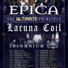 Epica North American Tour 2017 poster