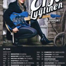 Erja Lyytinen UK Tour 2019 poster