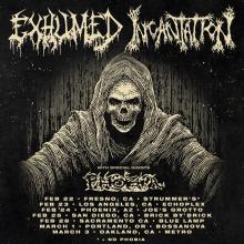 Exhumed and Incantation US Tour 2018 poster