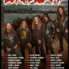 Exodus Euro Summer Tour 2018 poster