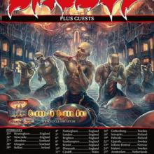 Exodus Euro Tour 2016 poster